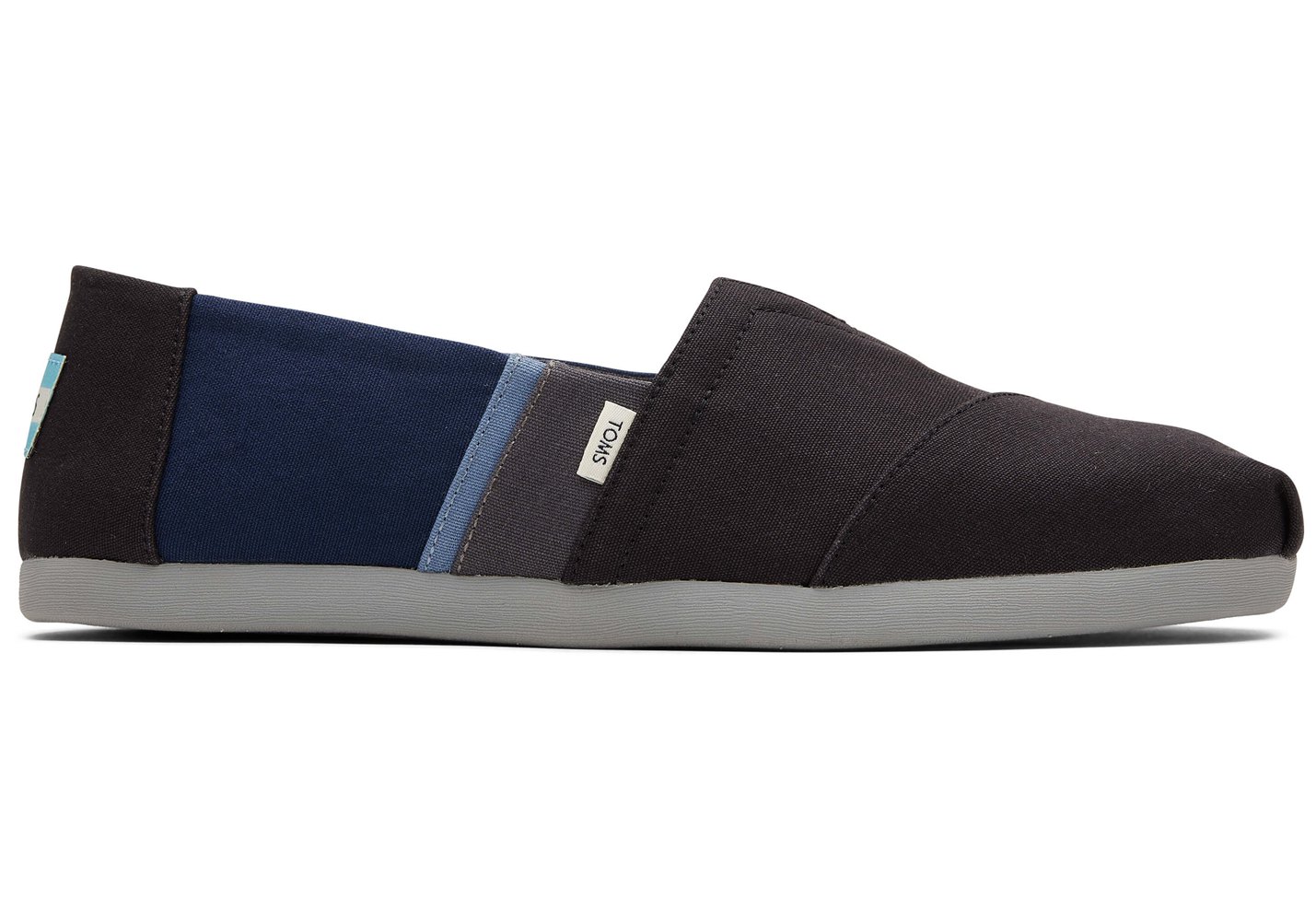 Toms Espadryle Męskie Czarne - Alpargata Color Block - 46GKNPZAC